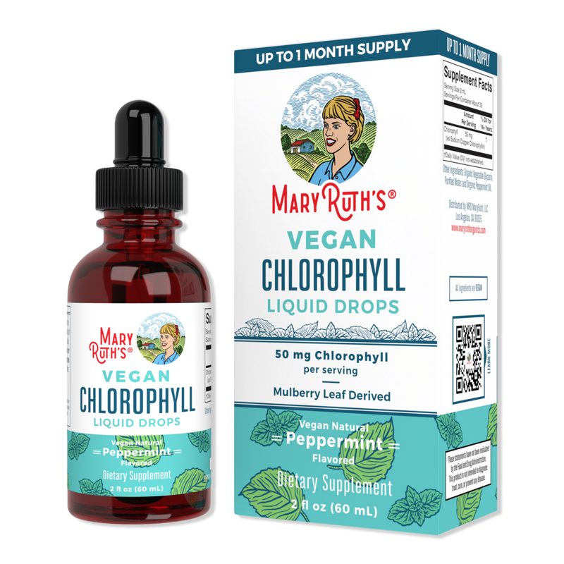 Vegan Chlorophyll Liquid Drops Peppermint