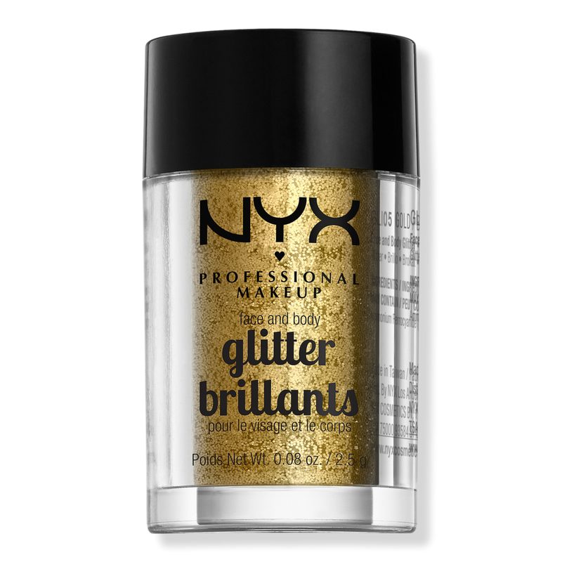Vegan Loose Face and Body Glitter - Gold