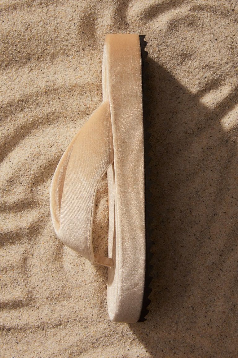 Velour Flip-Flops