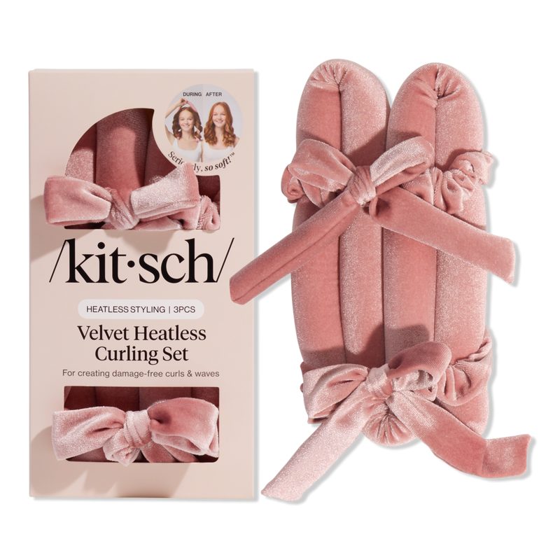 Velvet Heatless Curling Set - Terracotta
