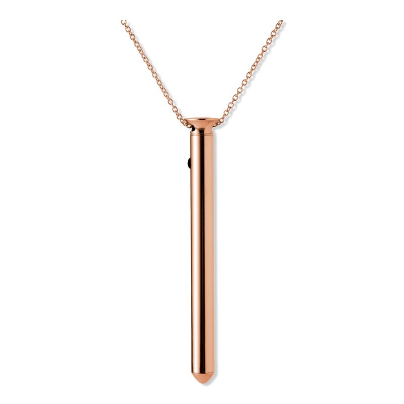 Vesper 2 Vibrator Necklace - Rose Gold