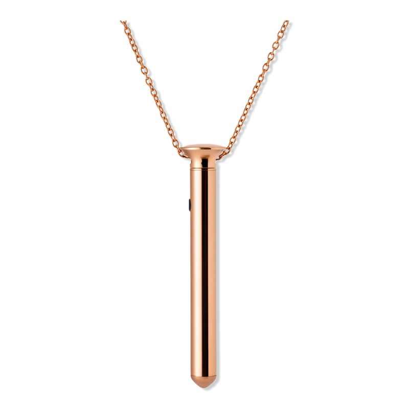 Vesper Mini Vibrator Necklace - Rose Gold