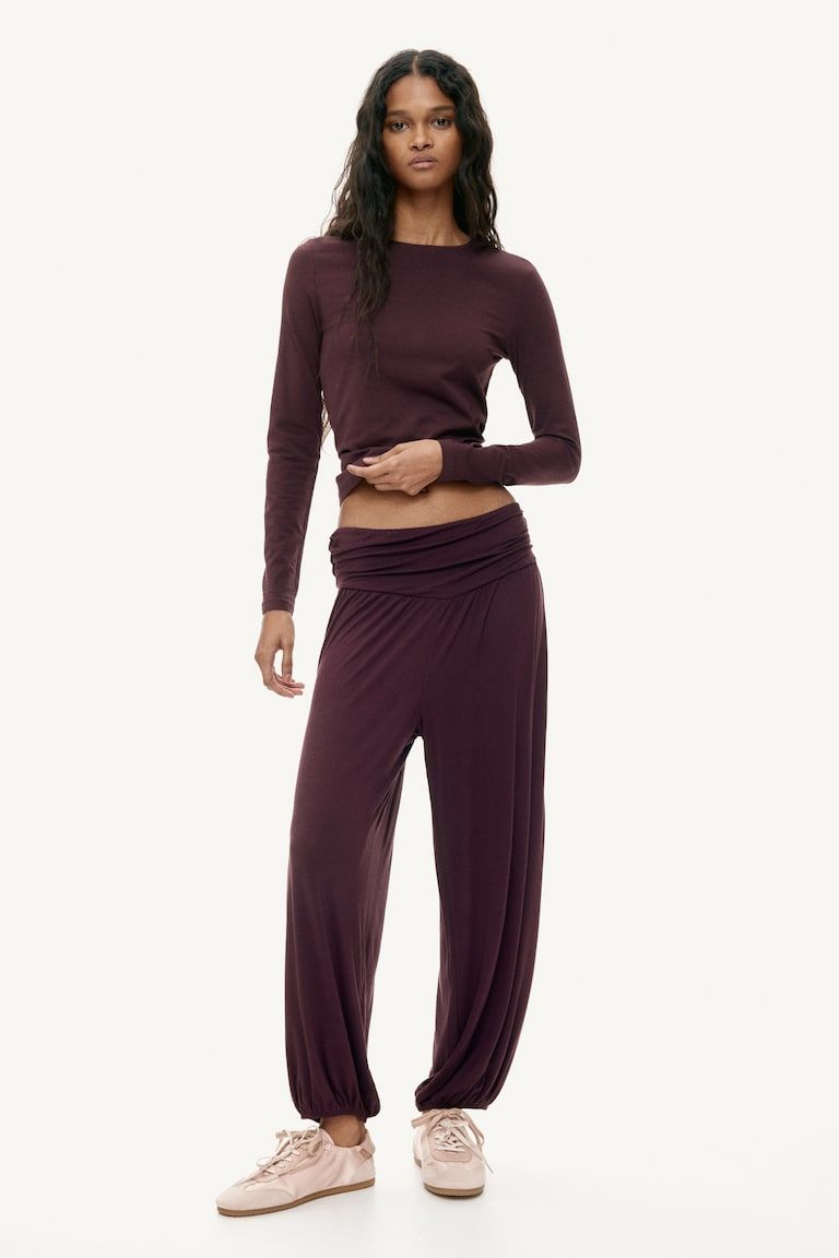 Viscose Balloon Pants