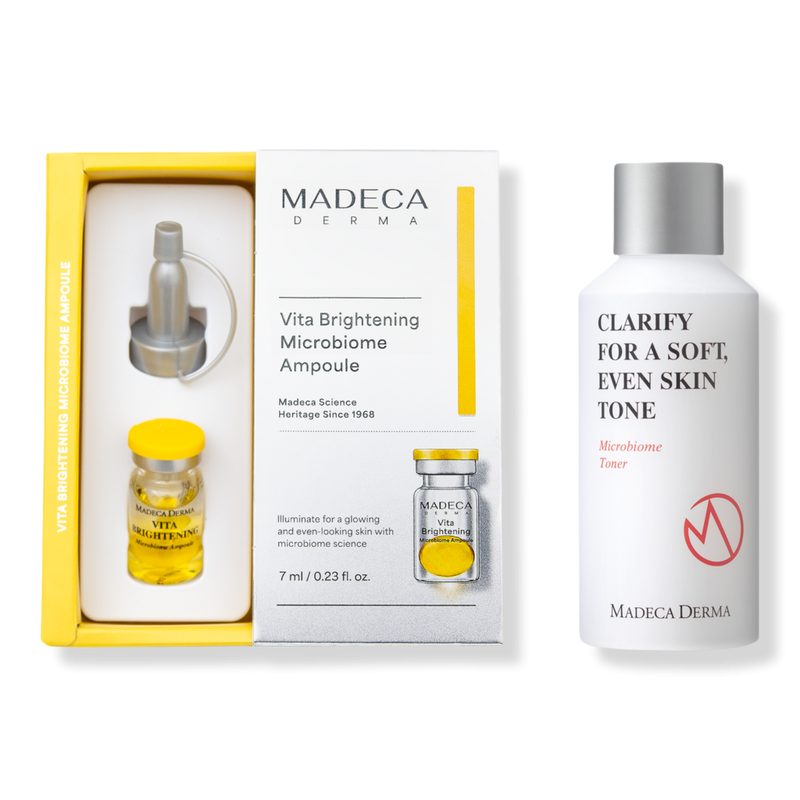 Vita Brightening Microbiome Ampoule + Microbiome Toner Set