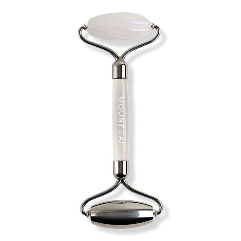 Vitality Qi White Jade & Stainless Steel Dual-Action Facial Roller