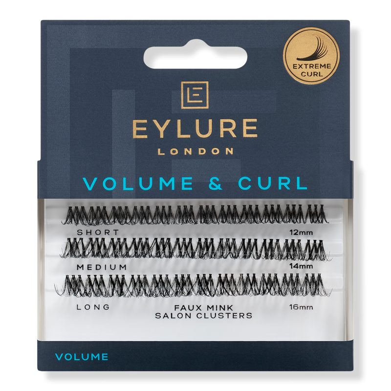 Volume & Curl Faux Mink Individual Cluster Eyelashes