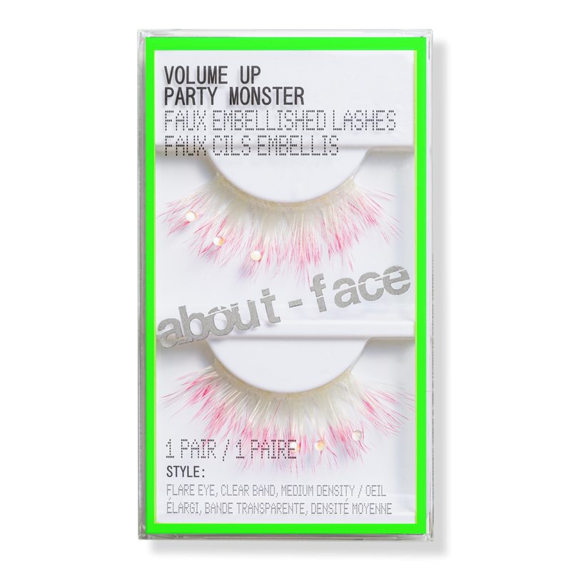 Volume Up Faux Embellished Lashes - Party Monster