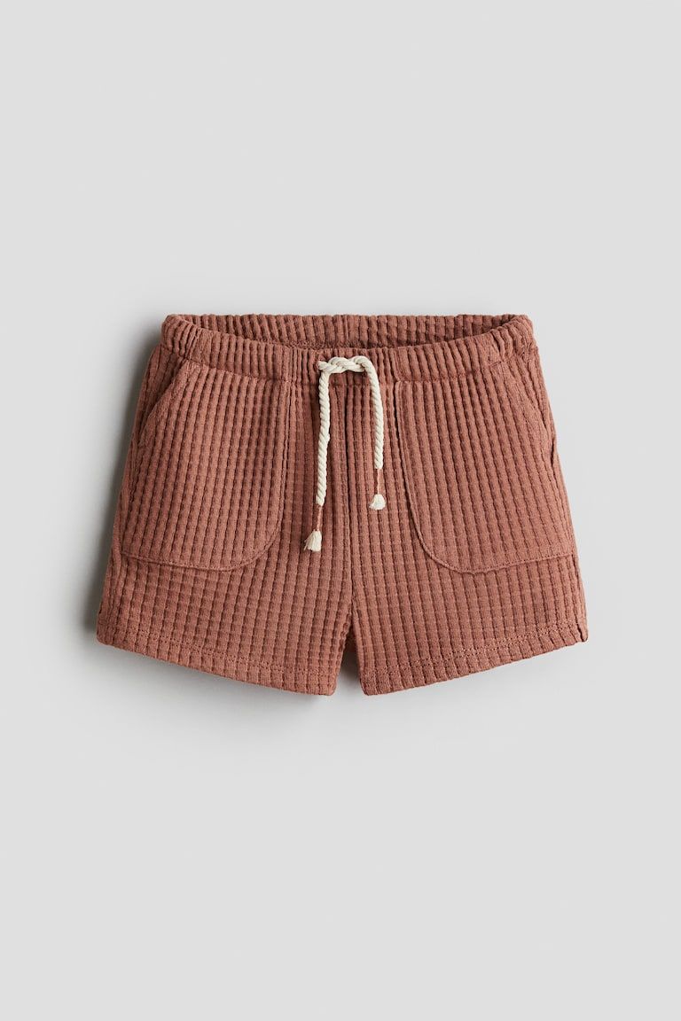 Waffled Jersey Shorts