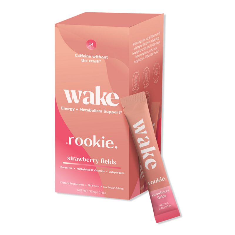 Wake: Natural Energy and Metabolism Support - Strawberry Fields