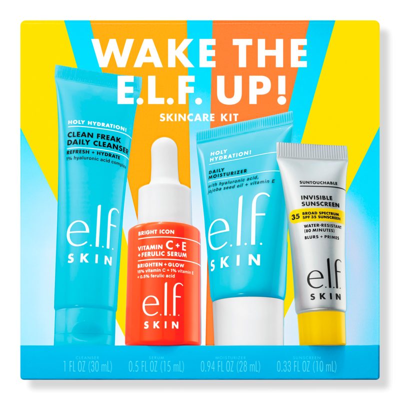 Wake the e.l.f. Up! Skincare Kit