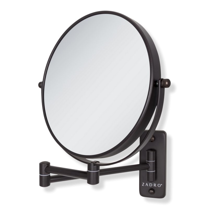 Wall Mounted Makeup Mirror with 8X/1X Magnification - Oil Rubbed Bronze