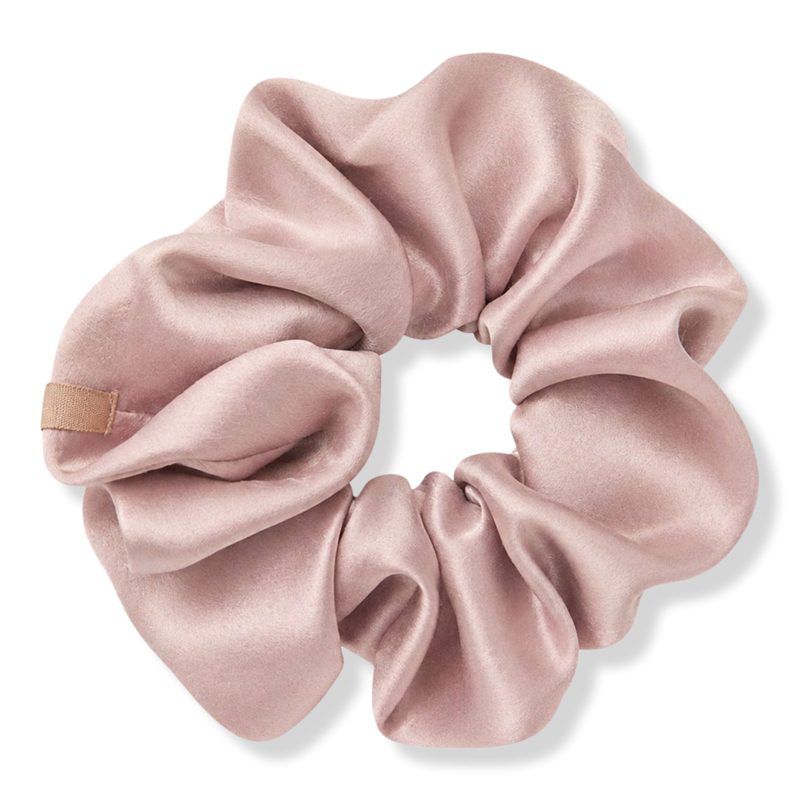 Washable Silk Classic Scrunchie - Delicate Pink