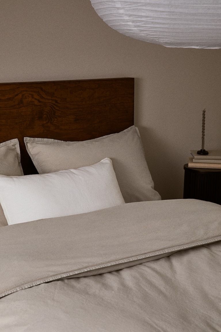 Washed Cotton King/Queen Duvet Cover Set
