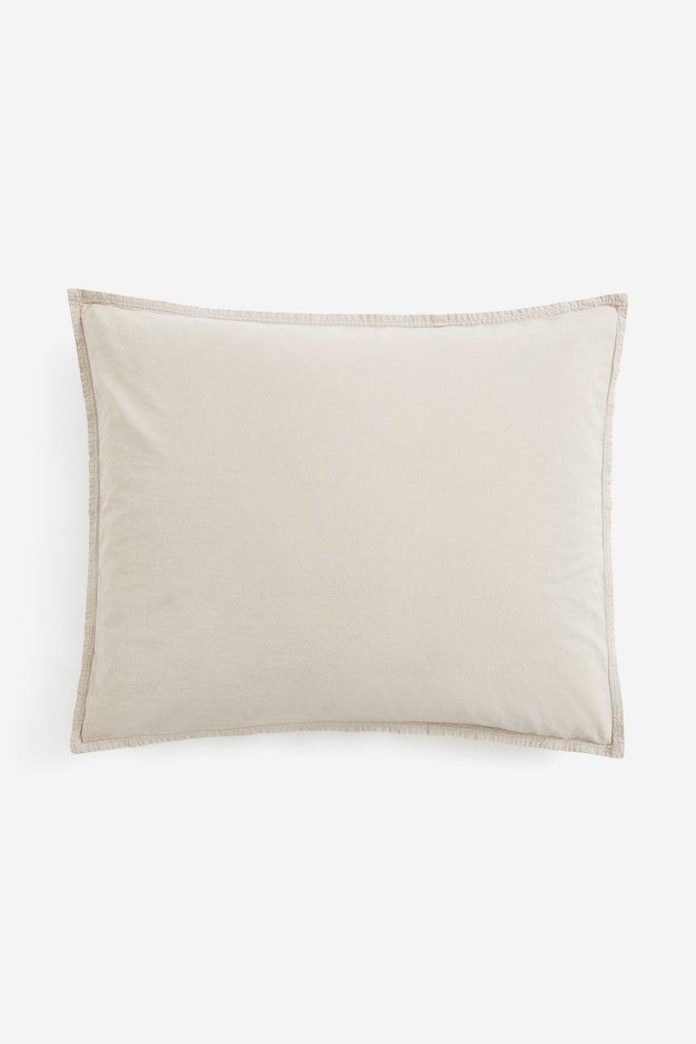 Washed Cotton Pillowcase