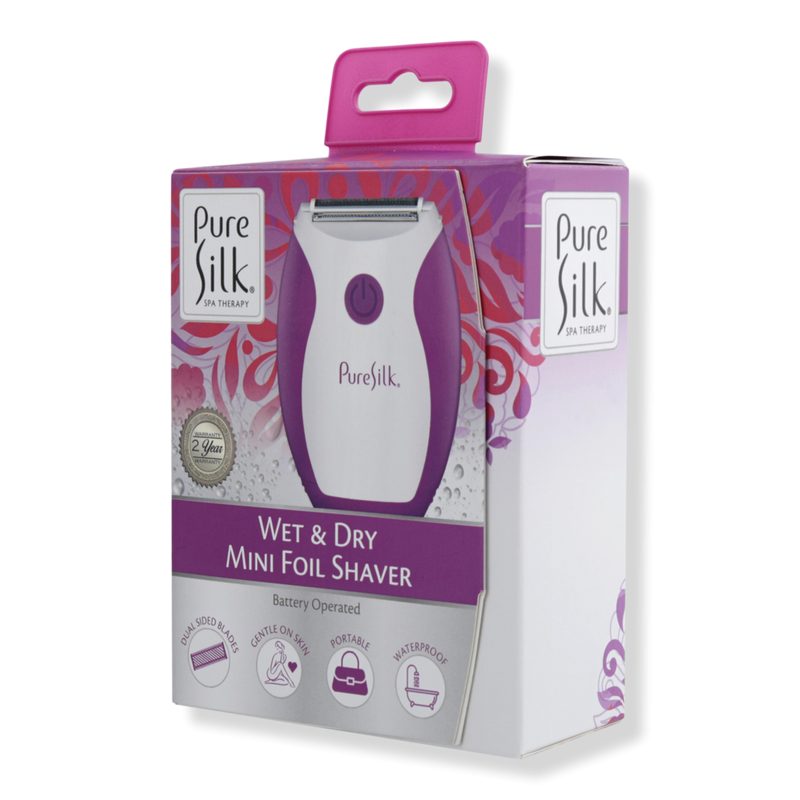 Waterproof Wet and Dry Mini Foil Shaver with Dual Clipper Blades