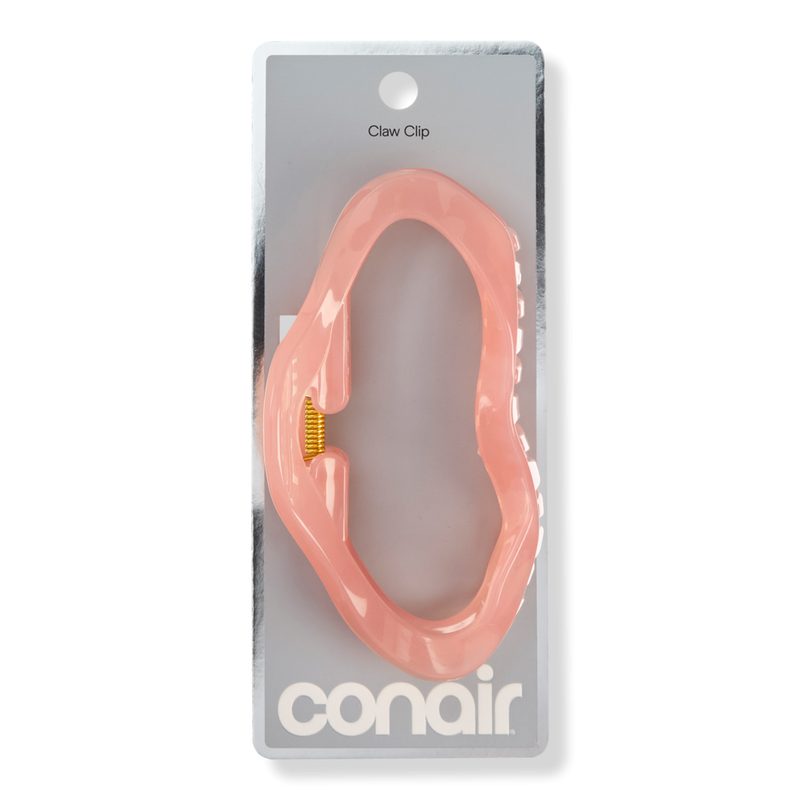 Wavy Pink Claw Clip