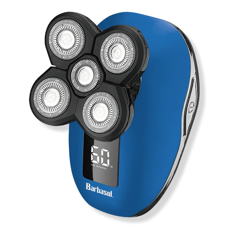Wet & Dry 5-Head Electric Shaver with LCD & Brush