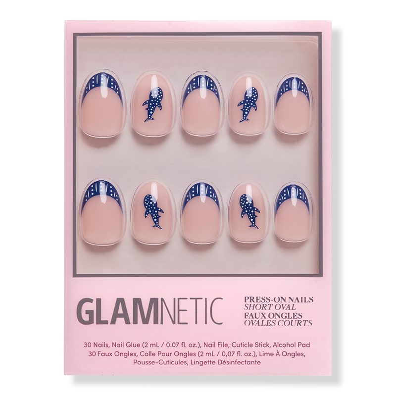 Whale Waves Press-On Nails
