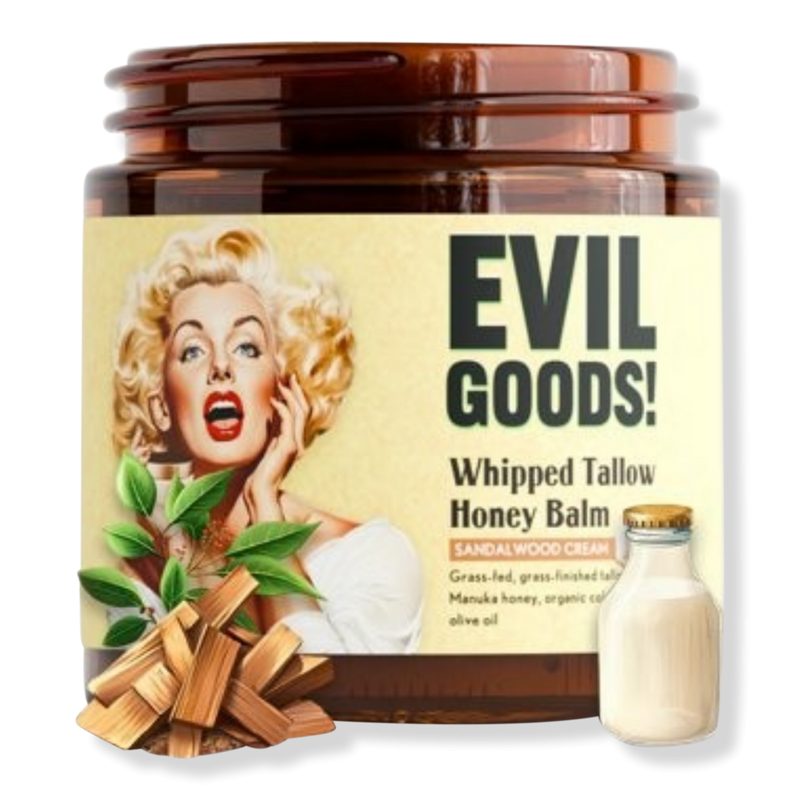 Whipped Grass-Fed Beef Tallow Balm - Sandalwood