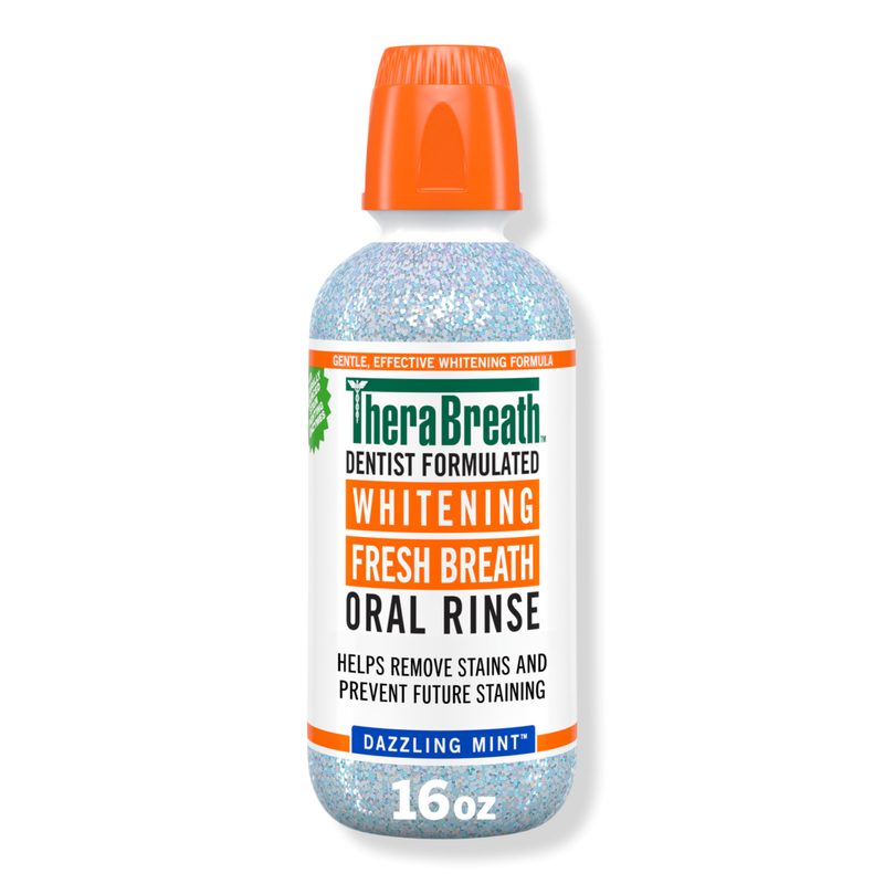 Whitening Fresh Breath Oral Rinse Dazzling Mint - 16.0 oz