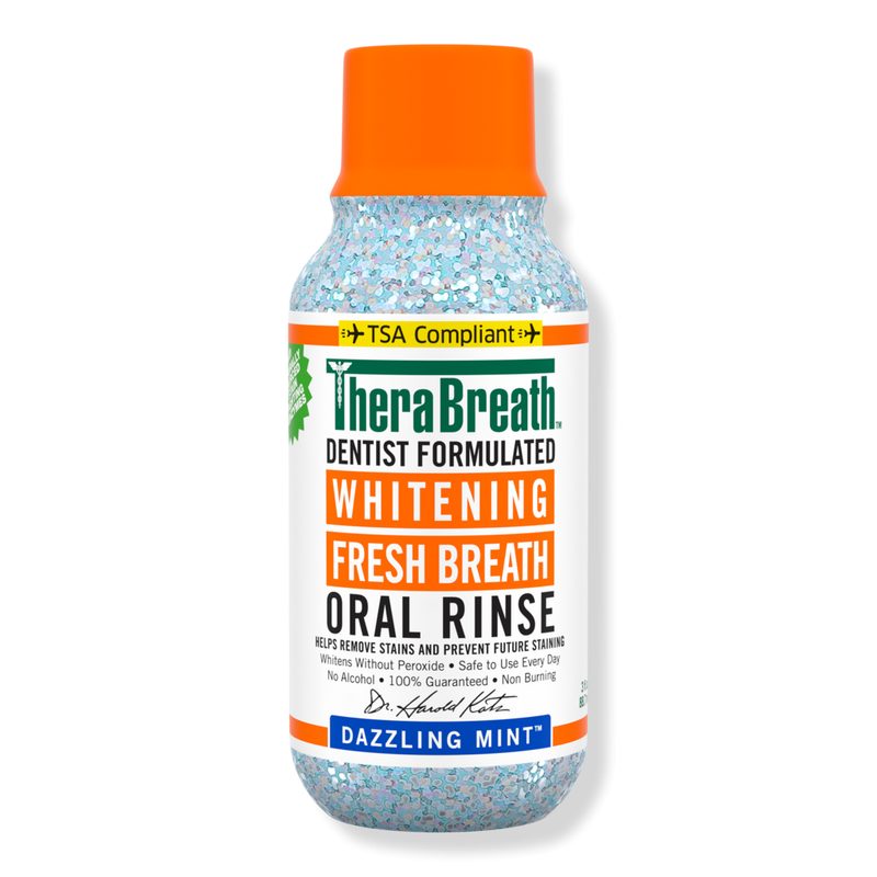 Whitening Fresh Breath Oral Rinse Dazzling Mint - 3.0 oz