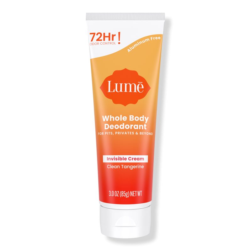 Whole Body Deodorant Invisible Cream Tube - Clean Tangerine