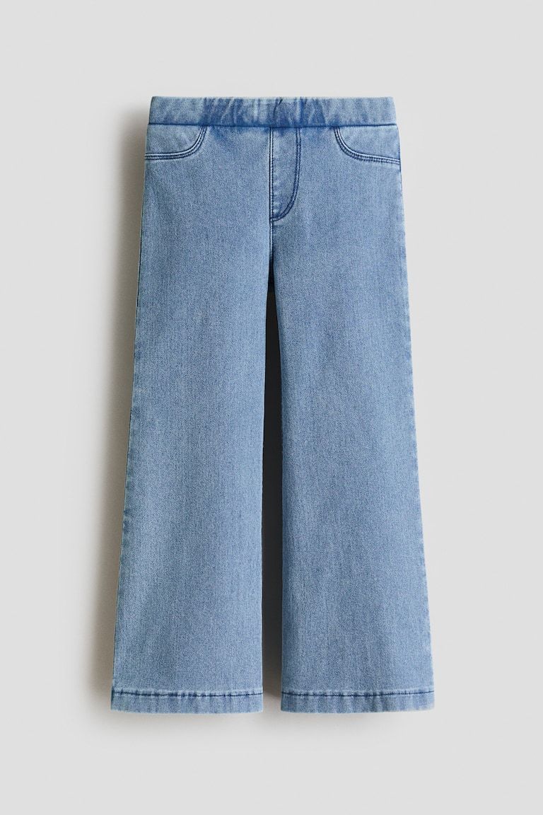 Wide Denim-look Pants