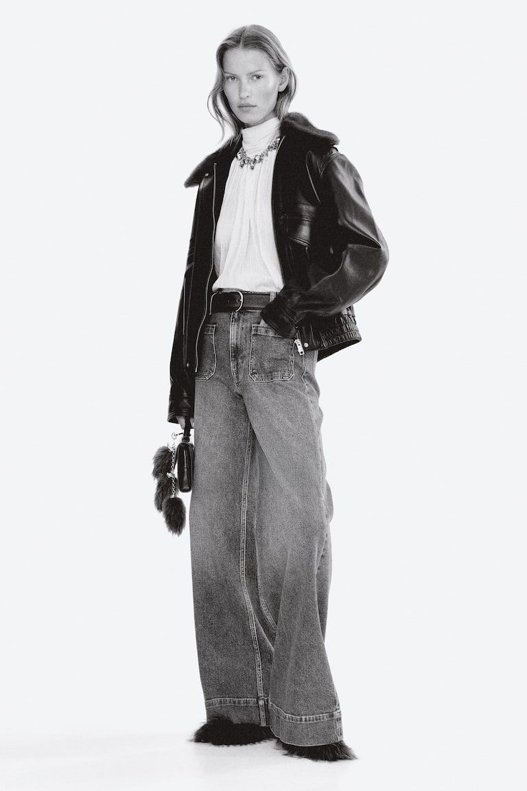 Wide High Jeans