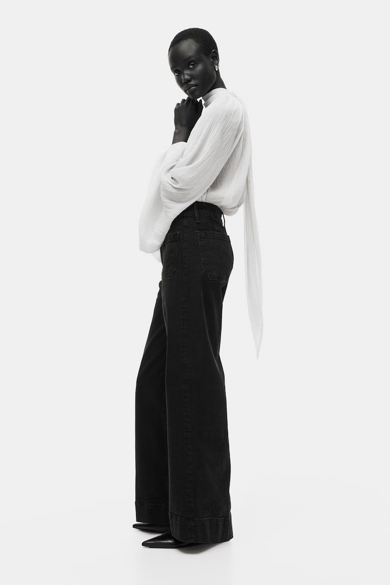 Wide High Jeans