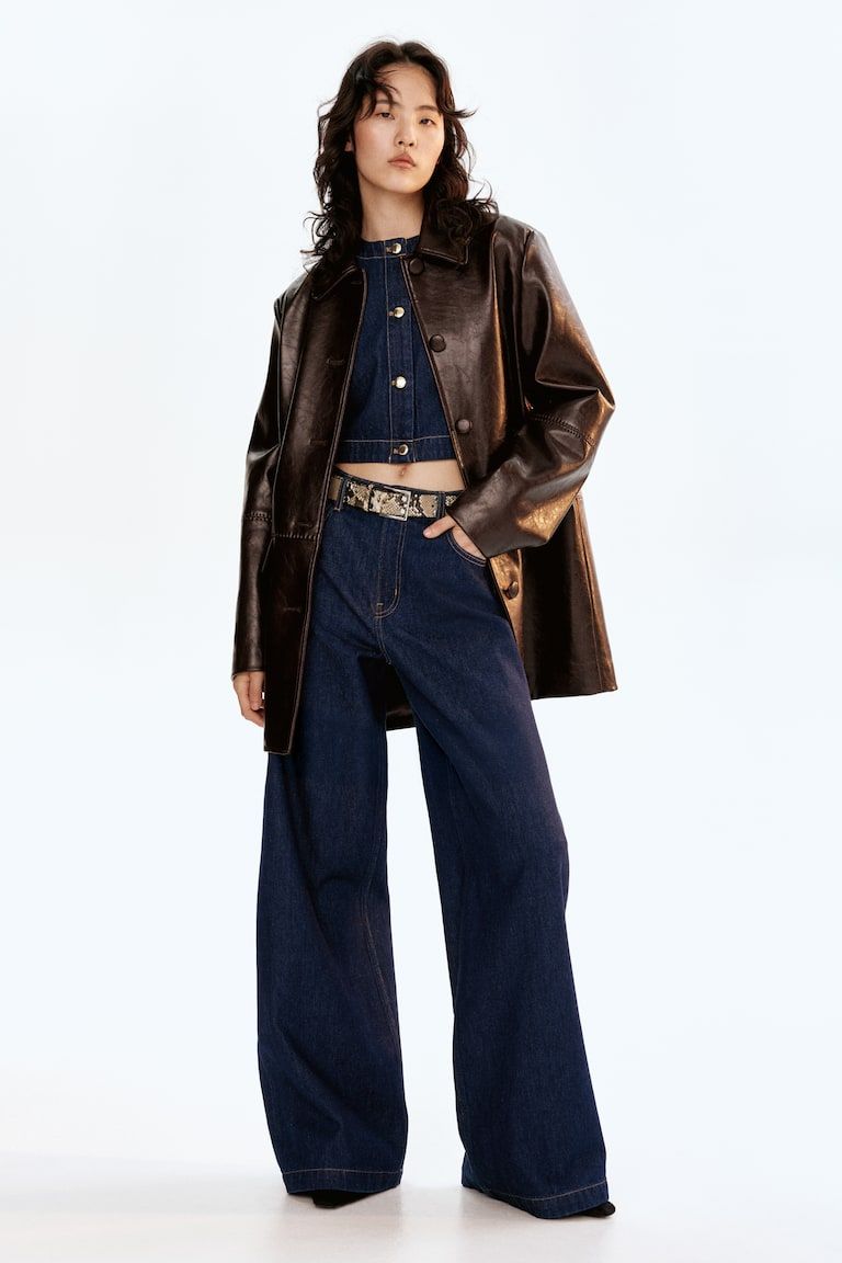 Wide High Jeans