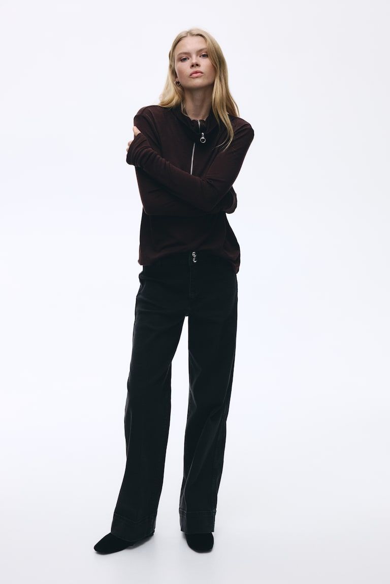Wide High Jeans