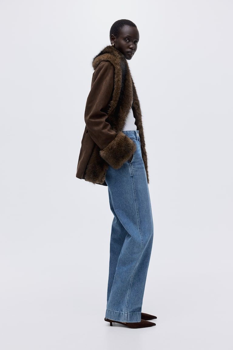 Wide High Jeans