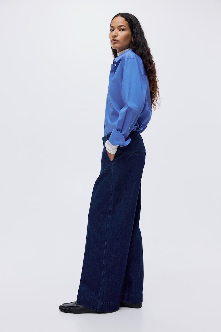 Wide High Jeans