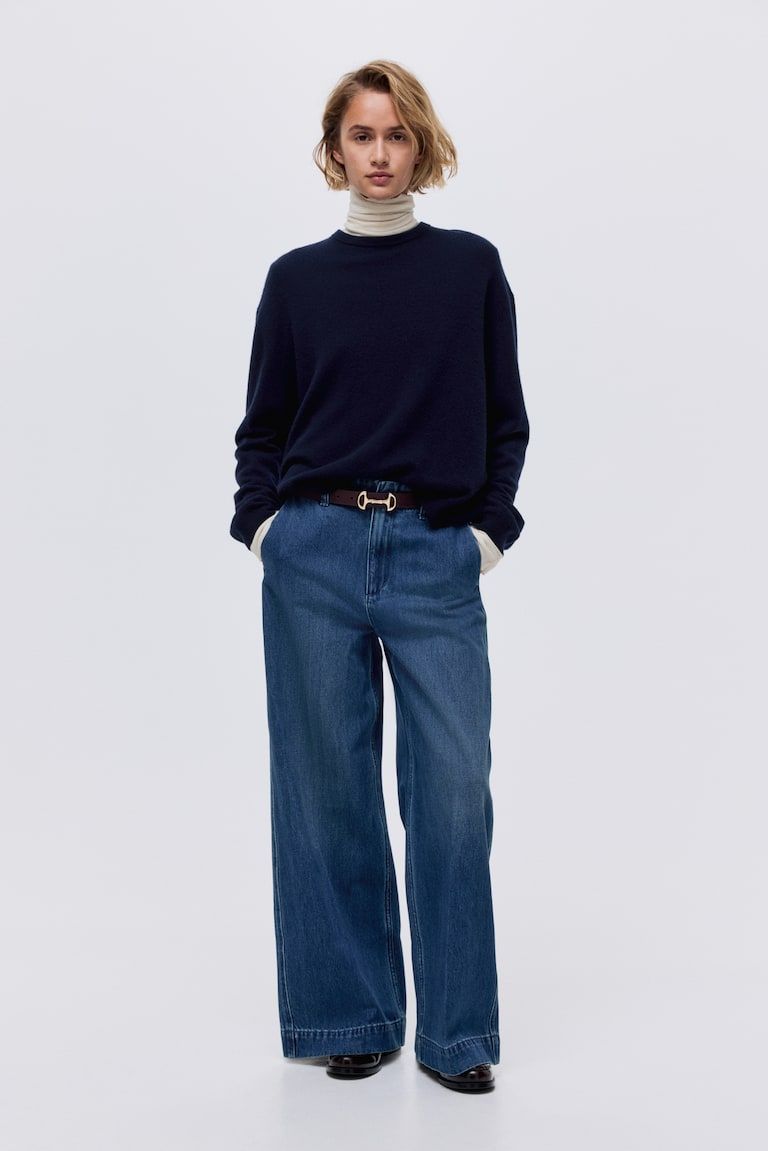 Wide High Jeans
