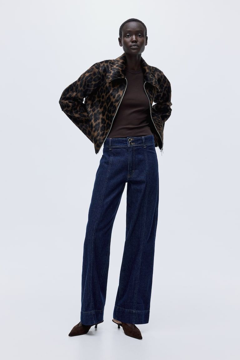 Wide High Jeans