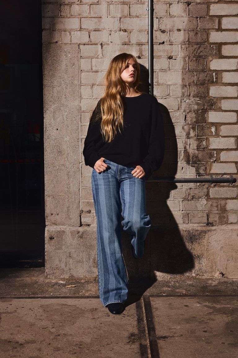 Wide High Jeans