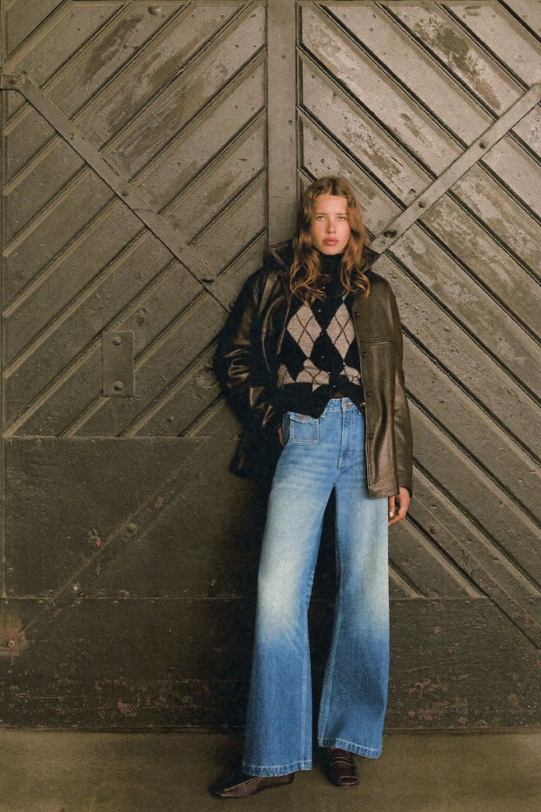 Wide High Jeans