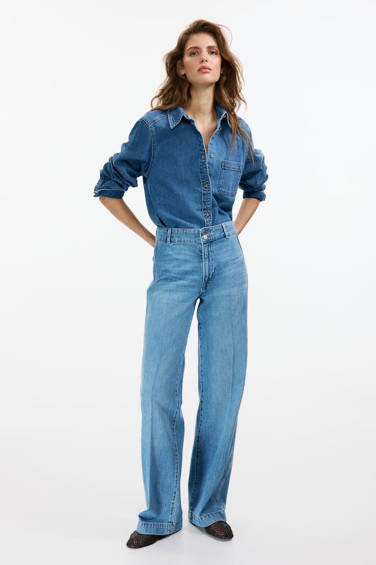 Wide High Waist Jeans