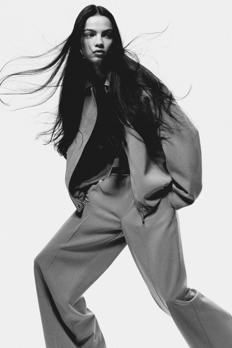 Wide-Leg Dress Pants
