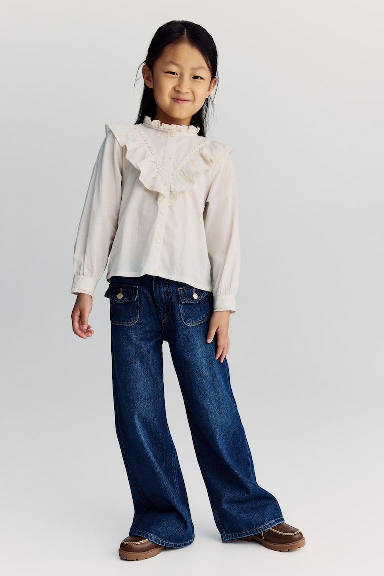 Wide-Leg Jeans