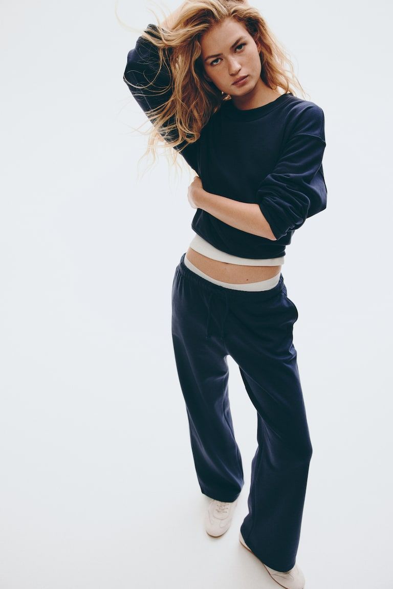Wide-leg Joggers
