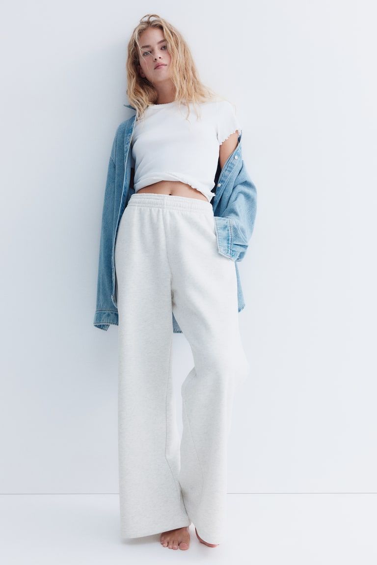 Wide-Leg Joggers