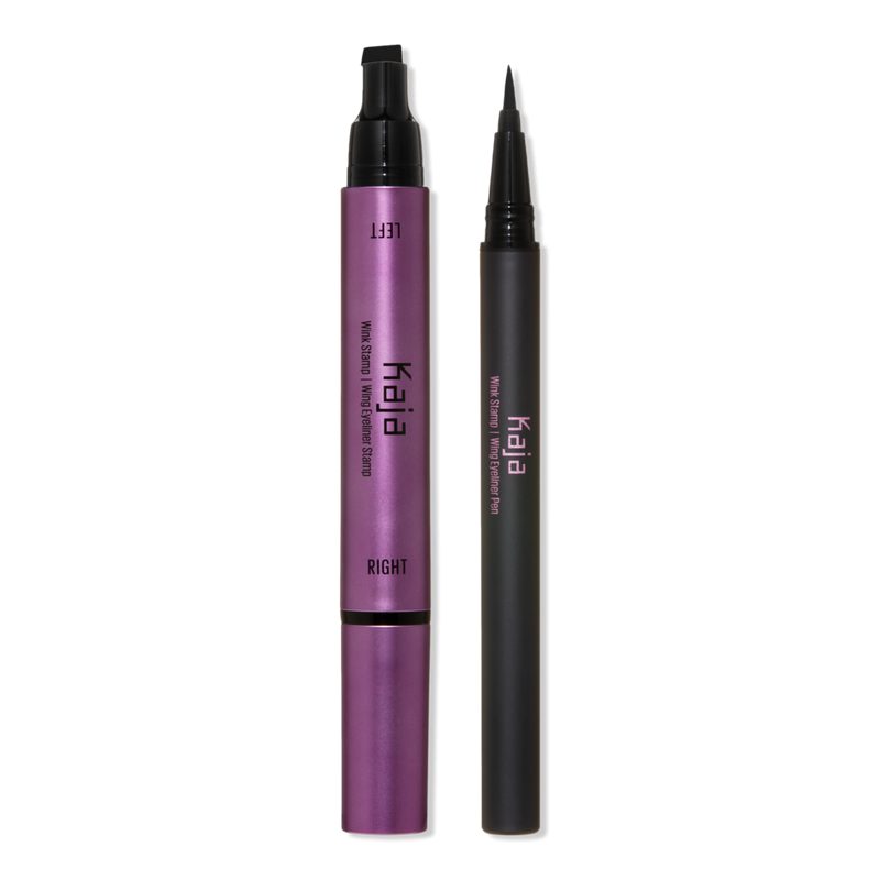 Wink Stamp Waterproof Winged Eyeliner - Stamp & Liquid Pen - Black - Original Cat Eye