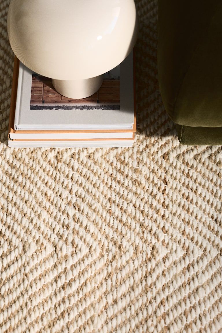 Wool-Blend Herringbone Runner Rug