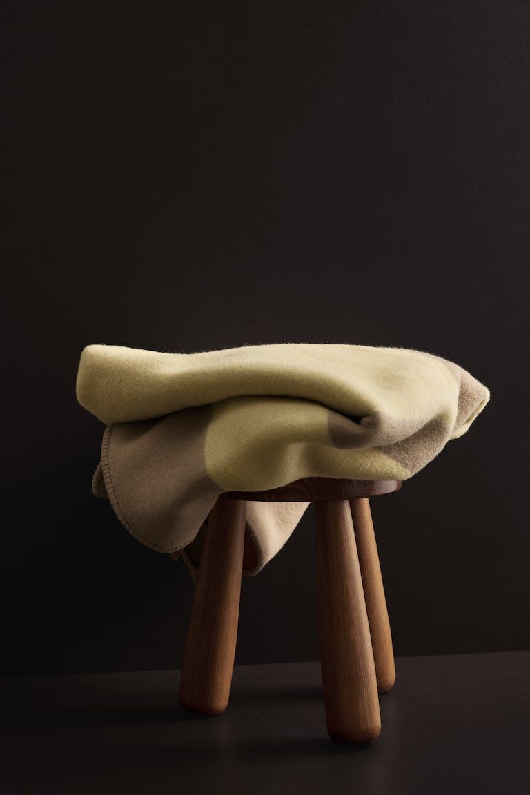 Wool-Blend Throw