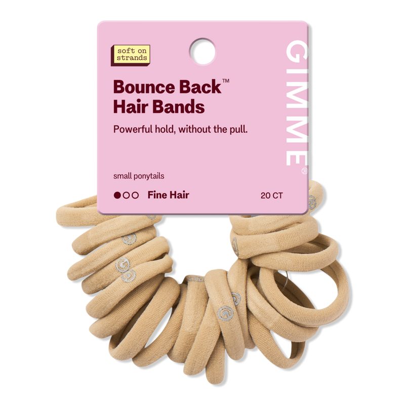 X-Fine Hair Bands - Blonde