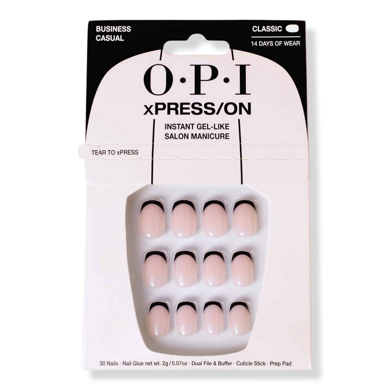 xPRESS/ON French Tip Press On Nails - Business Casual