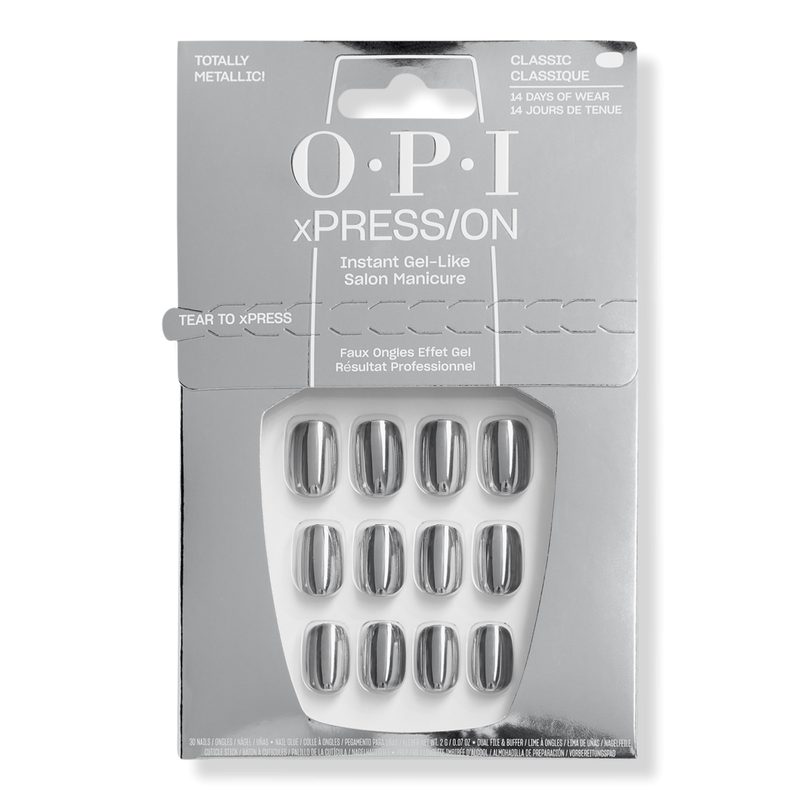 xPRESS/ON Special Effect Press On Nails - Totally ​Metallic!