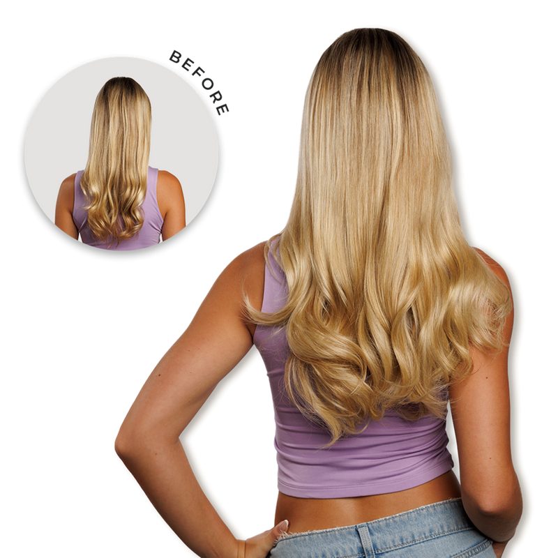 Xtra Inches Clip-in Extensions - Champagne Blonde