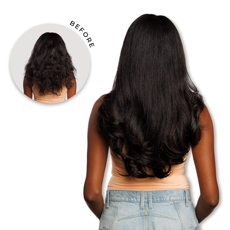 Xtra Inches Clip-in Extensions - Jet Black